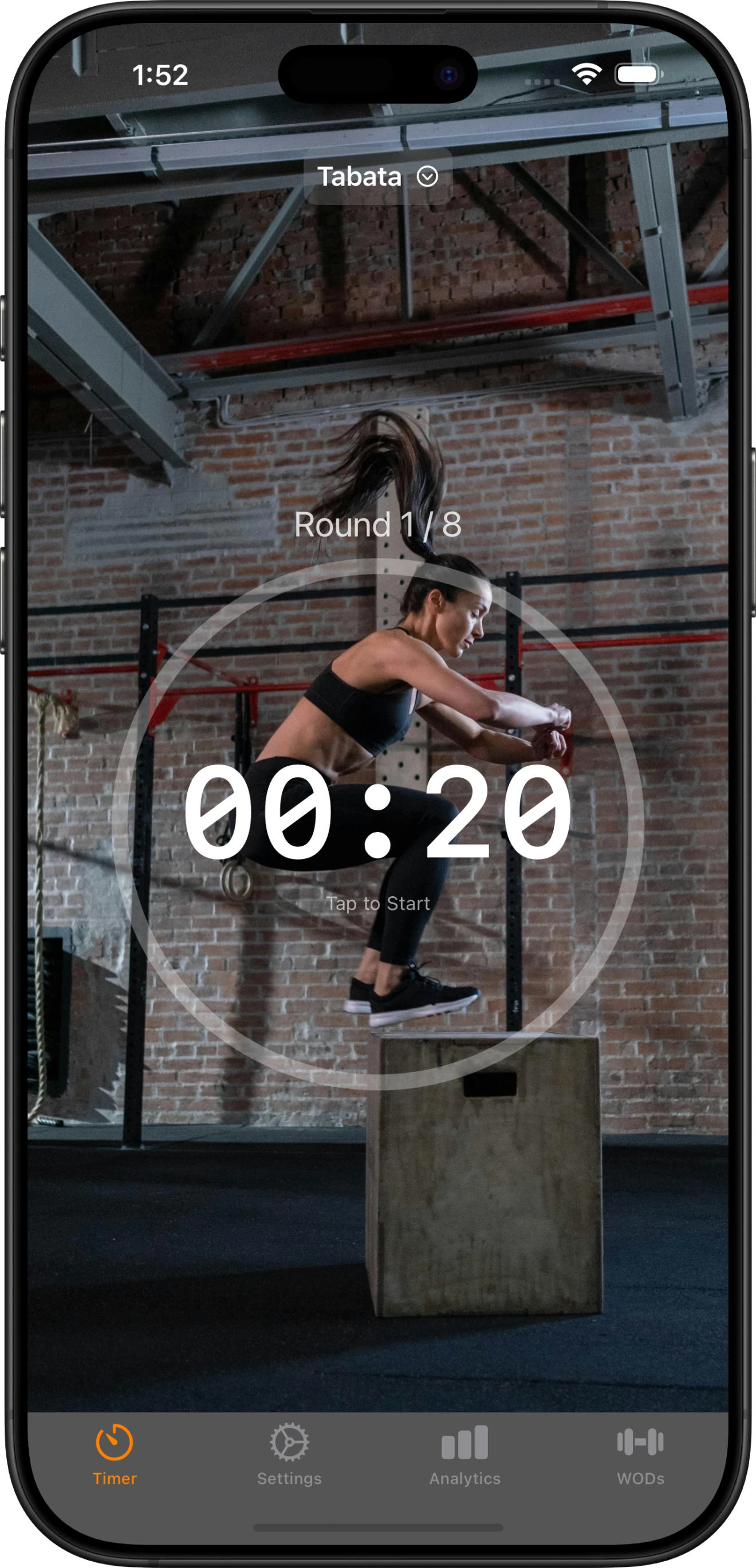 Simple WOD Timer Preview